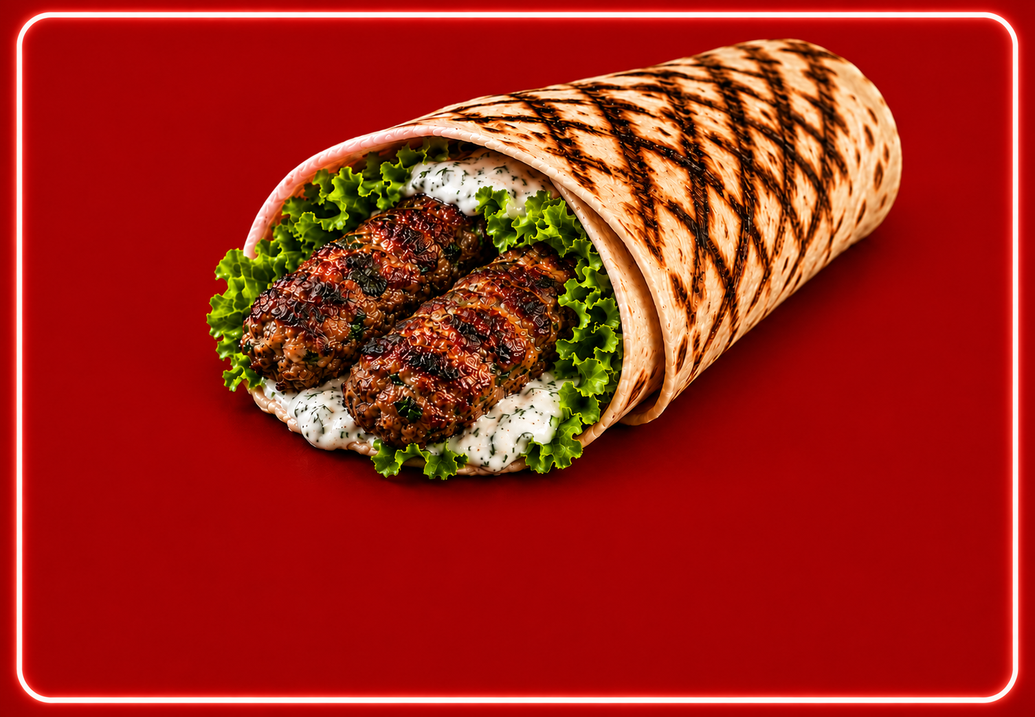 Lamb Kebab Wrap