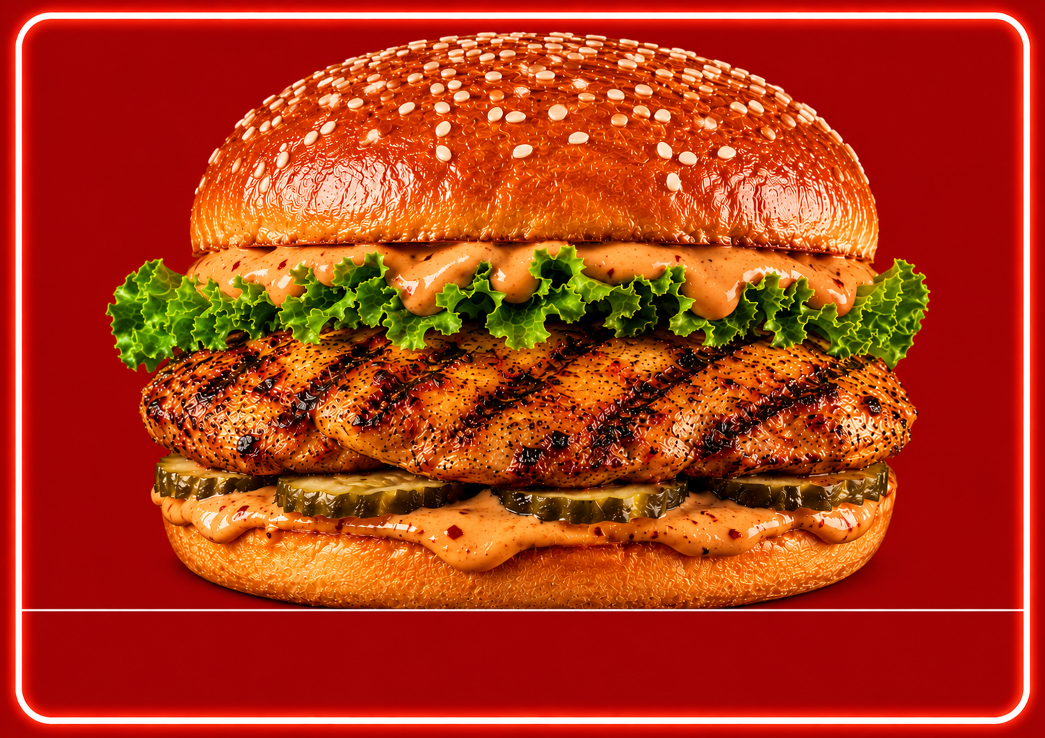 Grilled Chicken Burger